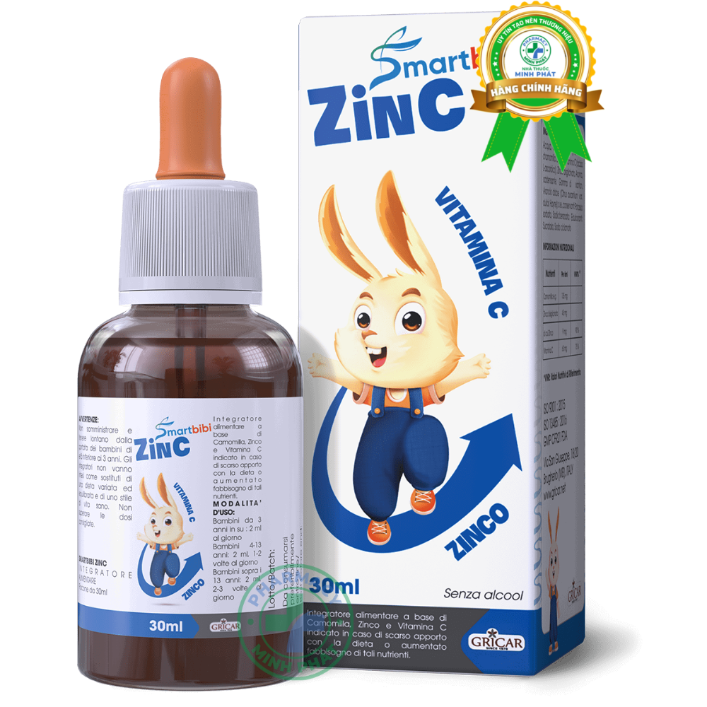 Smartbibi ZINC - Bổ sung kẽm cho trẻ